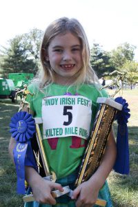 2014 Winner Avery with Trophy and Blue Ribbon